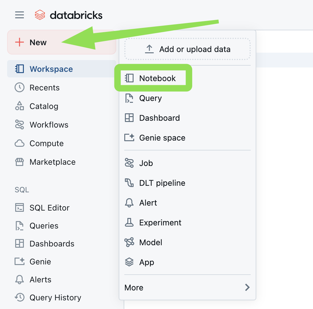 Create Notebook in Databricks